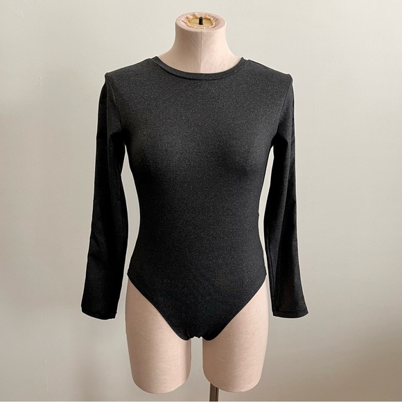 SQUAT WOLF NOOR BODYSUIT ONYX Grey Long Sleeves - Picture 6 of 12